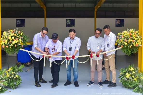 KAI Services Resmikan TPS 3R di Stasiun Gambir, Dorong Pengelolaan Sampah Menjadi Bernilai Guna