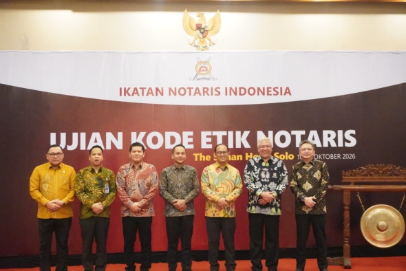 Dirjen AHU Buka Pembekalan dan UKEN Oktober 2026, Tekankan Integritas Calon Notaris