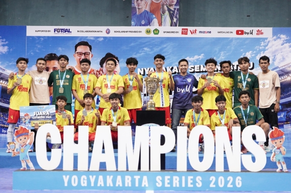 Piala by.U Yogyakarta Series 2026 Cetak Juara Baru,  Buka Peluang Atlet Muda Meraih Masa Depan Profesional